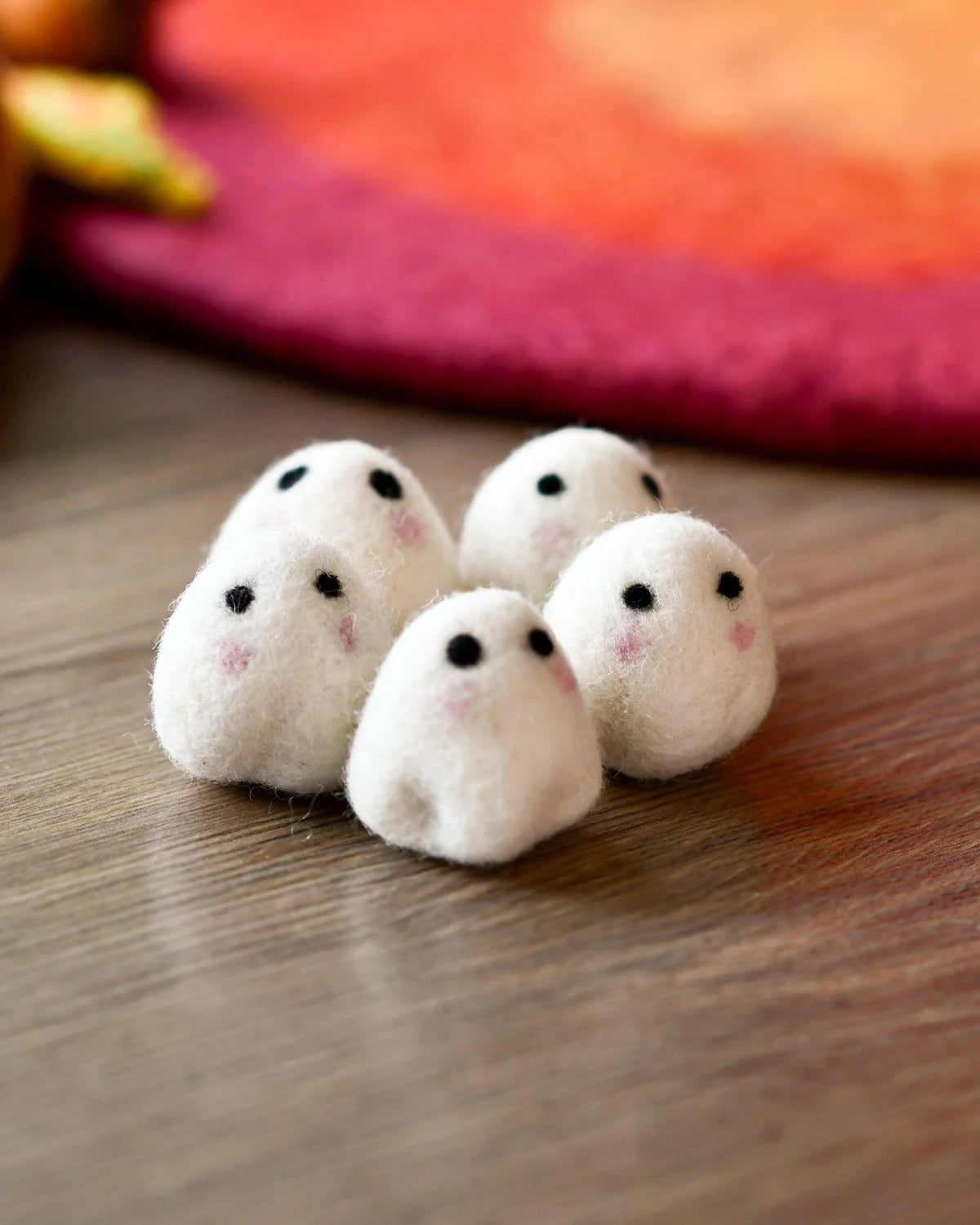 Felt Cute Ghosts set of 5-Fun-Little Fish Co.