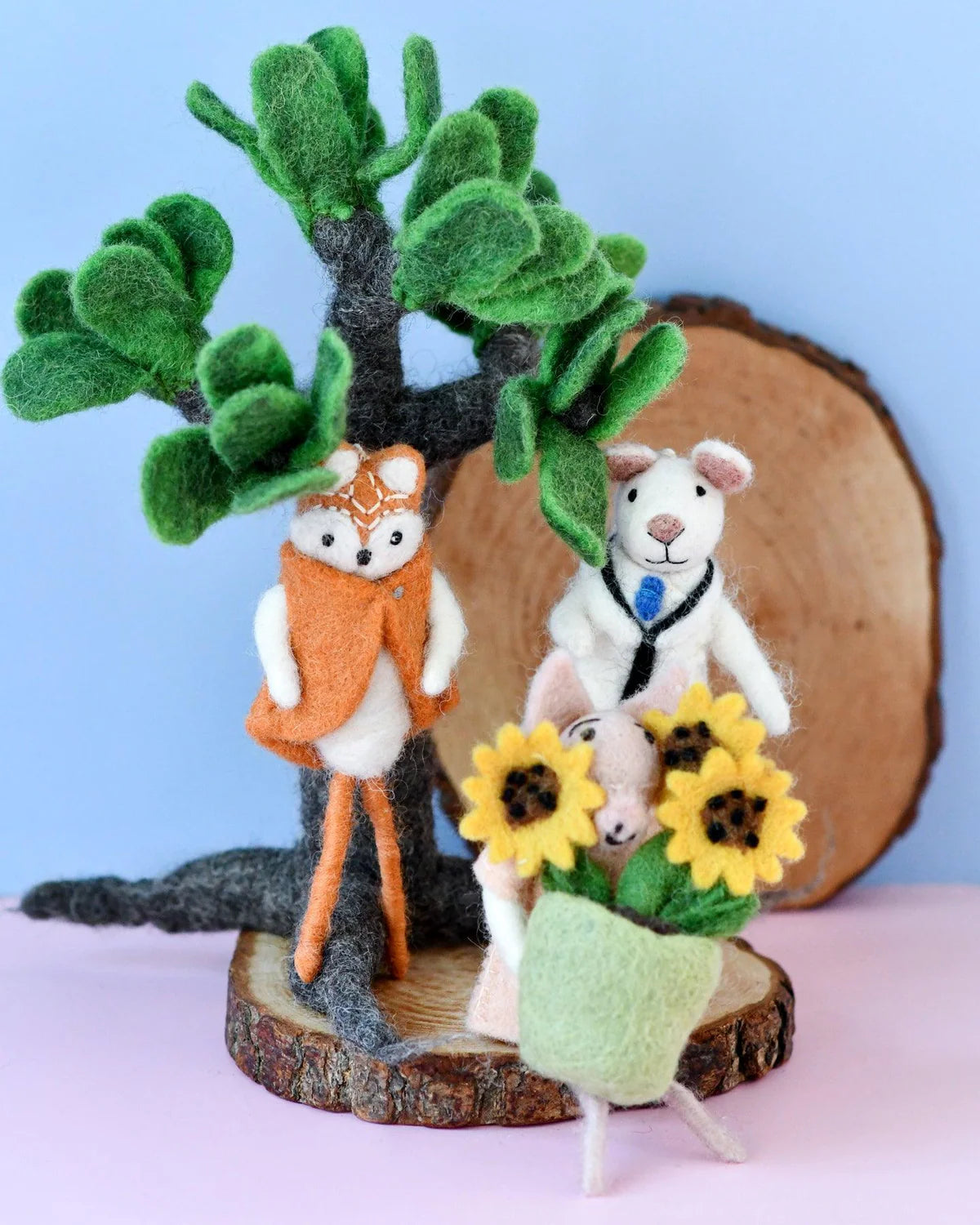 Felt Fox Doll Ornament-Fun-Little Fish Co.