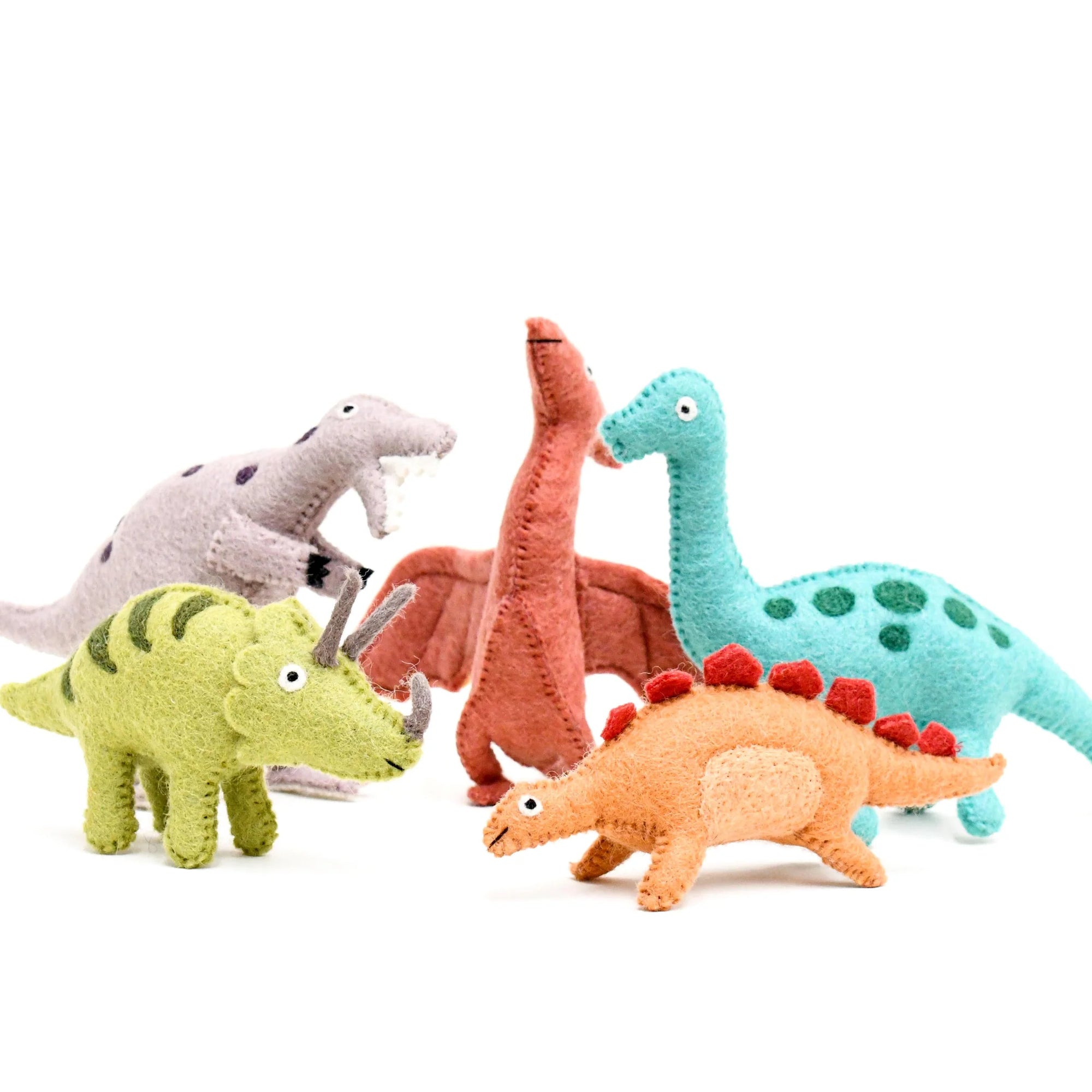 Felt Tyrannosaurus Rex (T Rex) Dinosaur Toy-Fun-Little Fish Co.