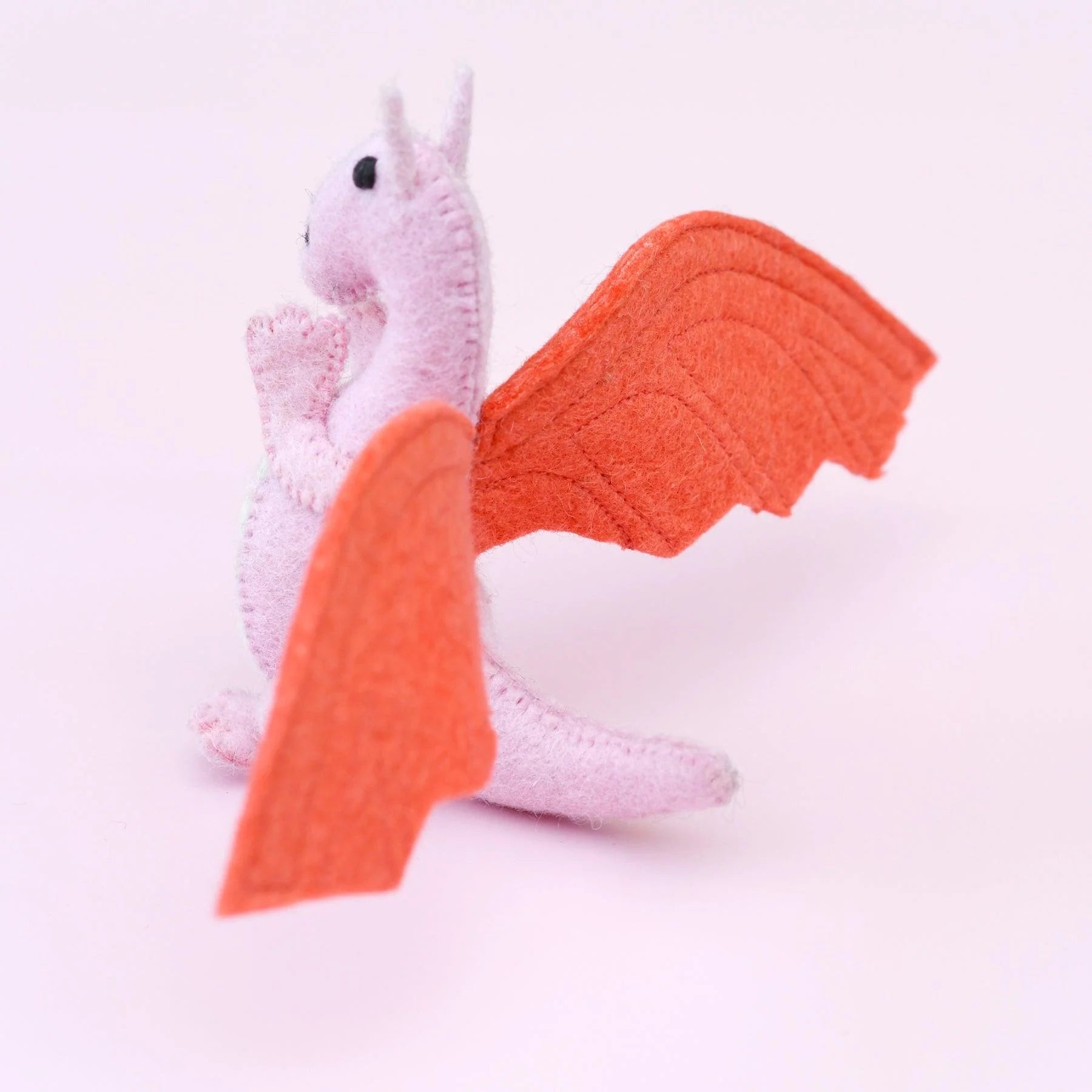 Felt Dragon Toy - Pink-Fun-Little Fish Co.