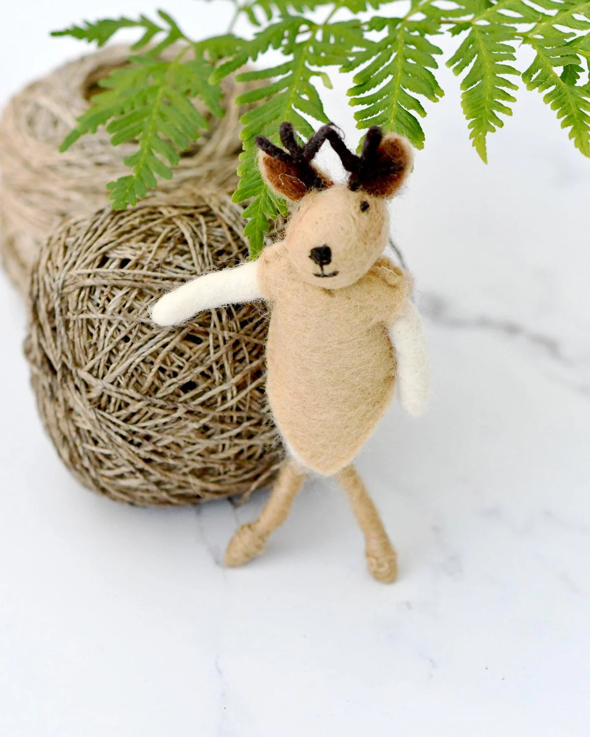 Felt Reindeer Doll Ornament-Fun-Little Fish Co.