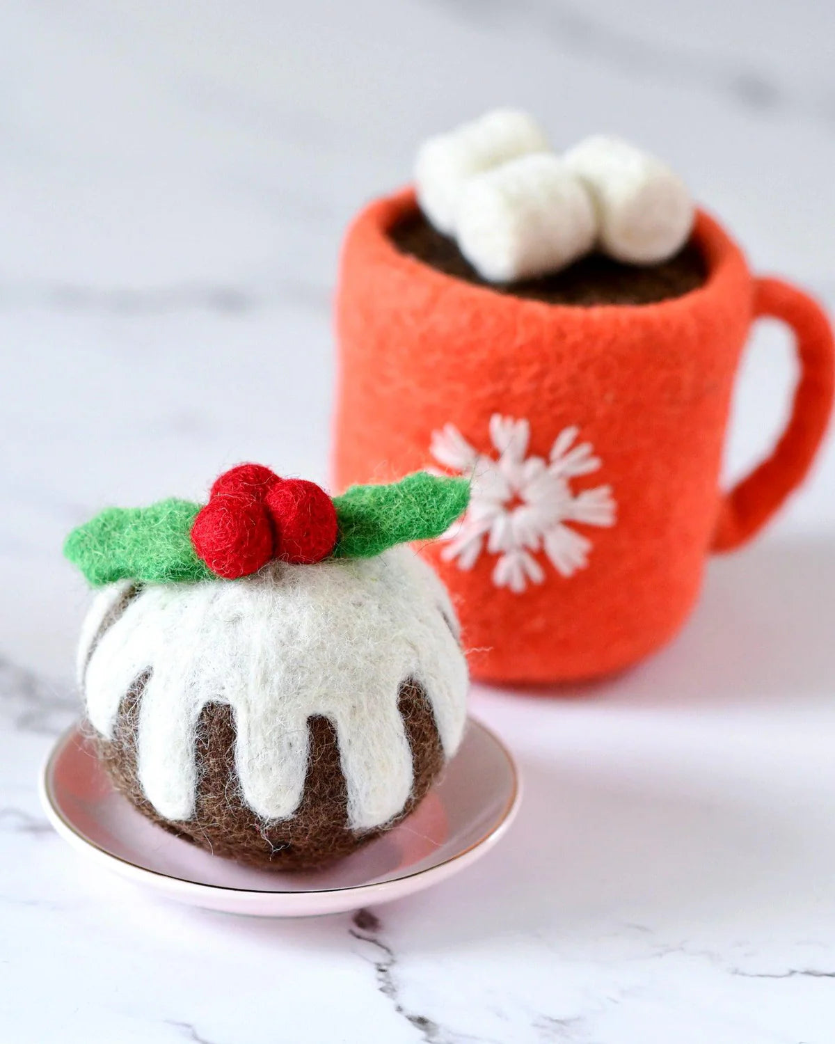 Felt Christmas Pudding (Round)-Fun-Little Fish Co.