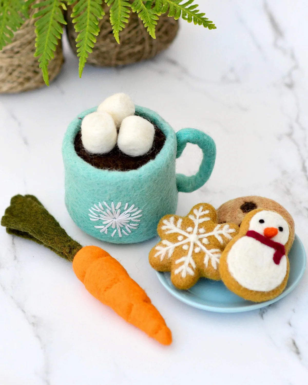 Santa's Snacks with Blue Hot Chocolate Cup-Fun-Little Fish Co.