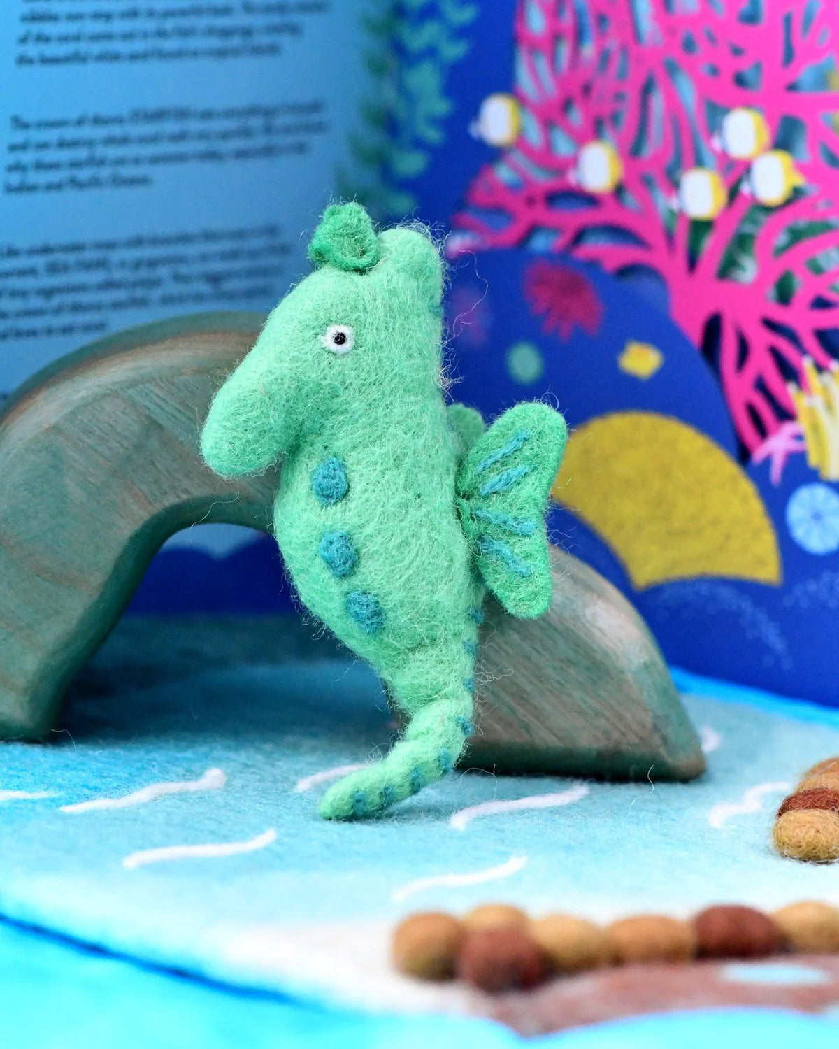 Felt Seahorse (Coral Reef Fish)-Fun-Little Fish Co.