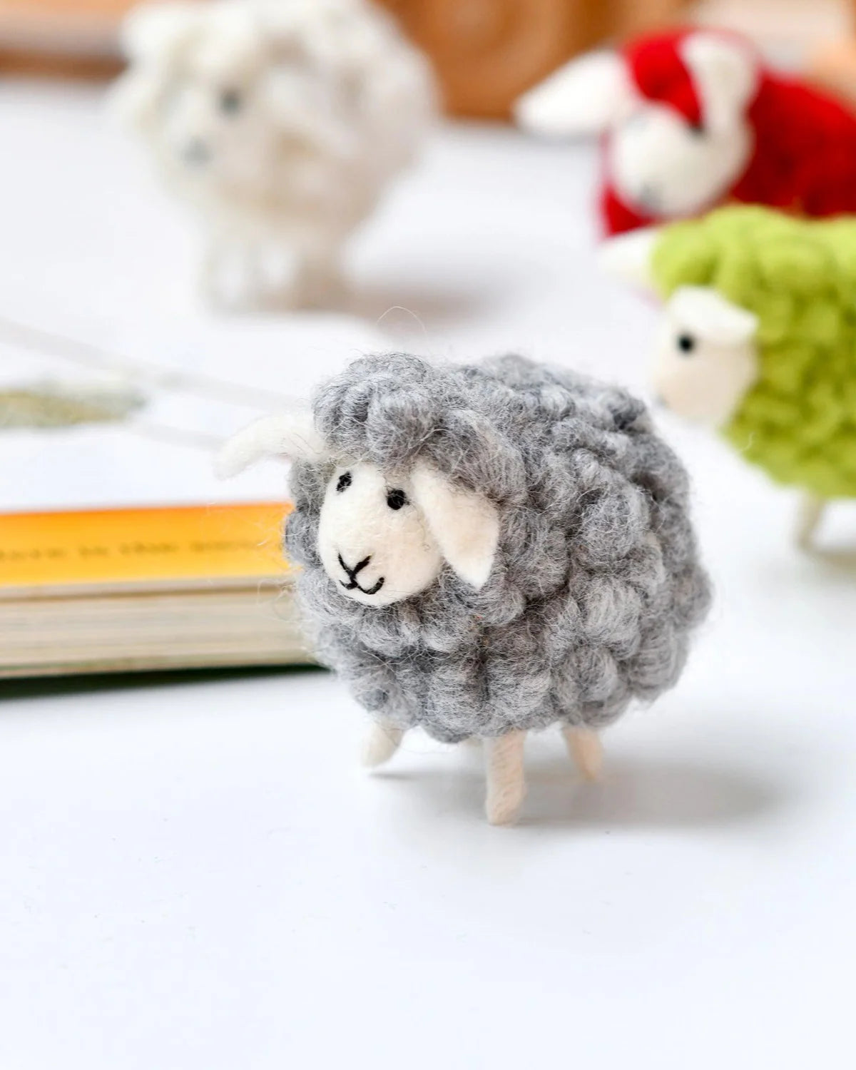 Felt Grey Sheep-Little Fish Co.