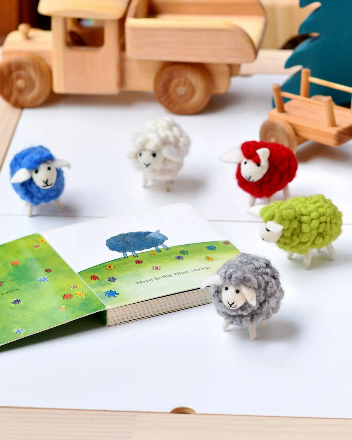 Felt Grey Sheep-Little Fish Co.