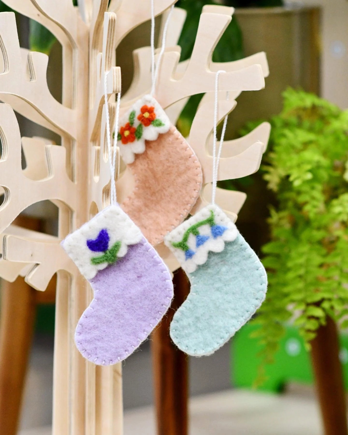 Set of 3 Felt Stockings (C)-Fun-Little Fish Co.