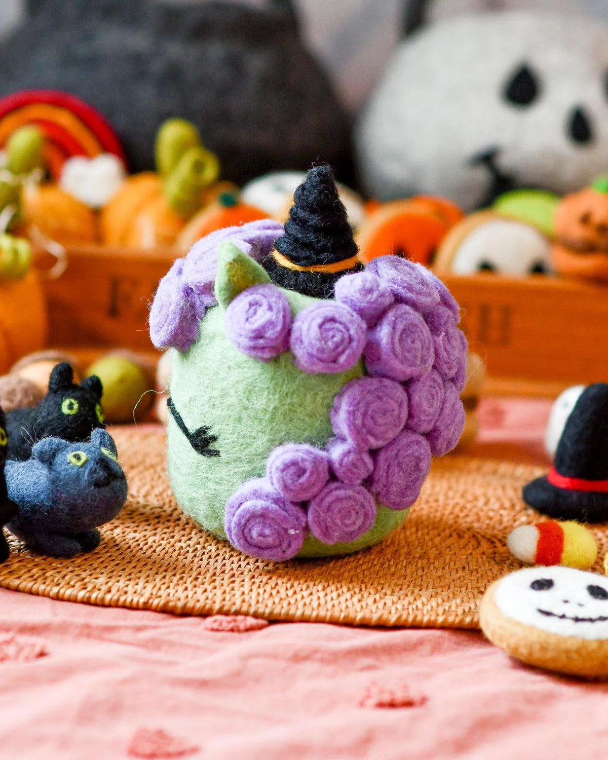 Felt Halloween Unicorn Cake-Fun-Little Fish Co.