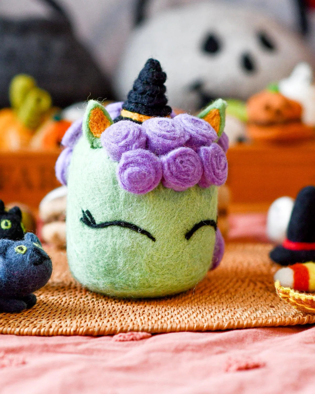 Felt Halloween Unicorn Cake-Fun-Little Fish Co.