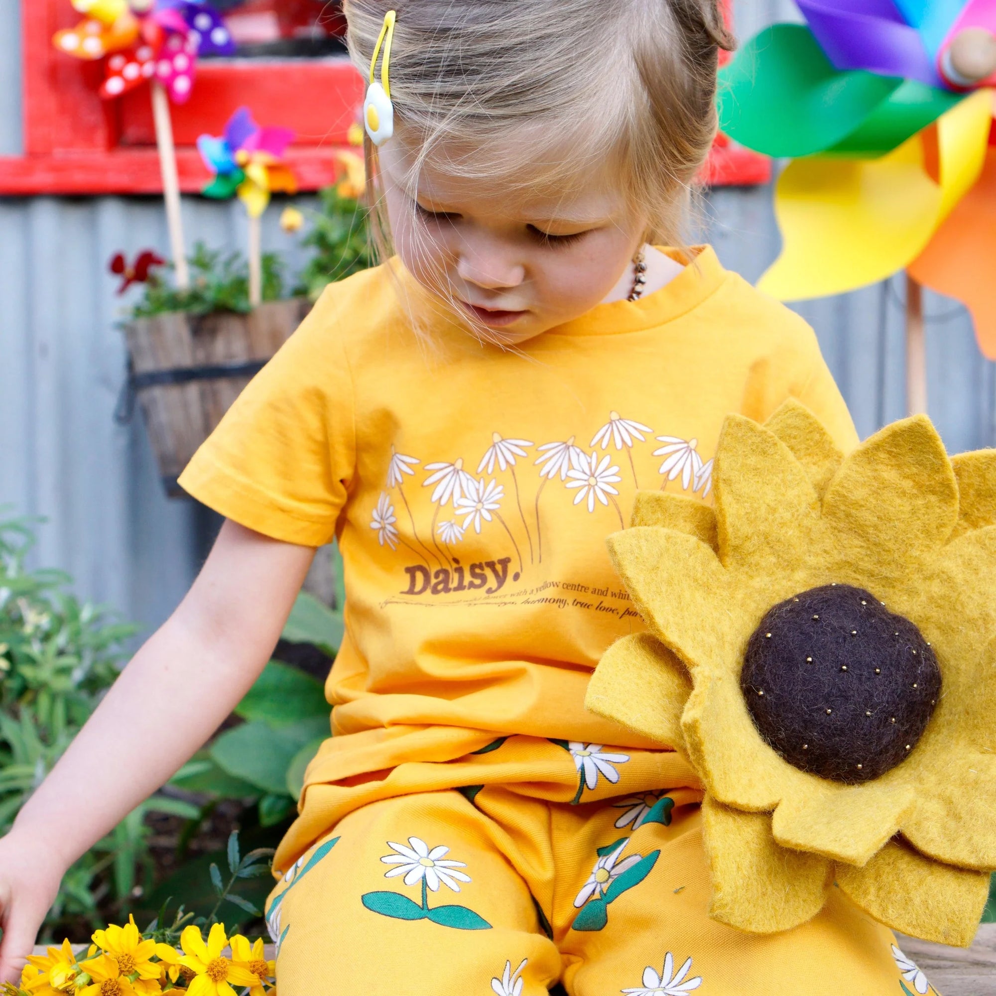 Felt Sunflower-Fun-Little Fish Co.