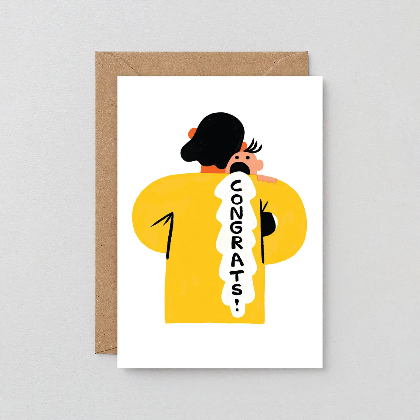 Congrats Barf Greetings Card