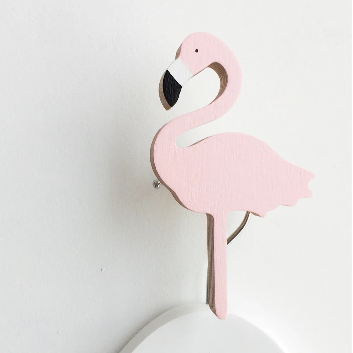 Flamingo Wall Hook-Wall Hooks-Little Fish Co.