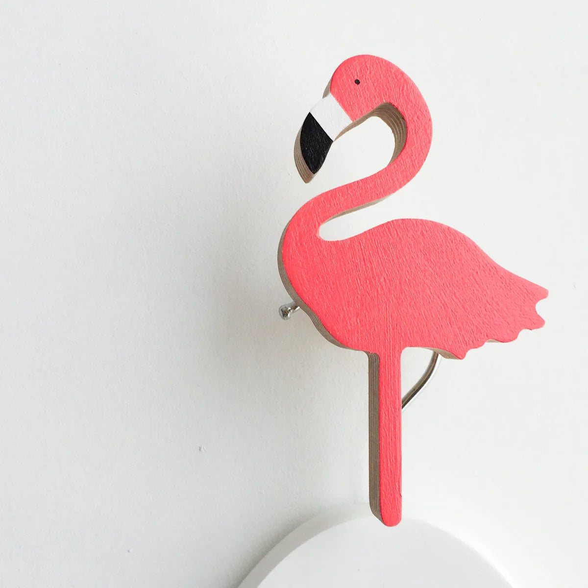 Flamingo Wall Hook-Wall Hooks-Little Fish Co.