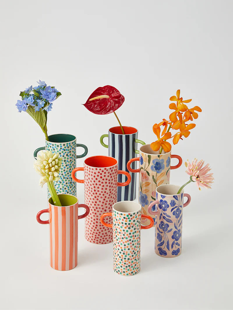 Griffe Warm Stripe Bud Vase-Little Fish Co.