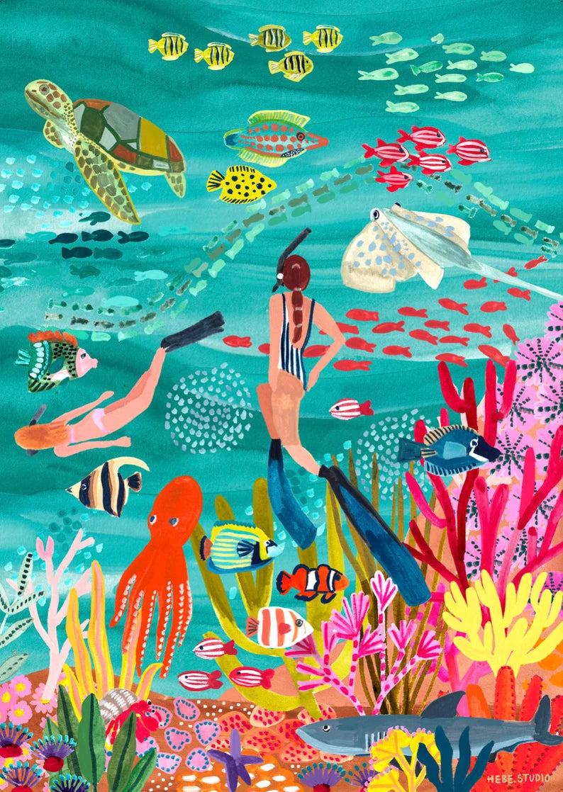 Under the sea illustration