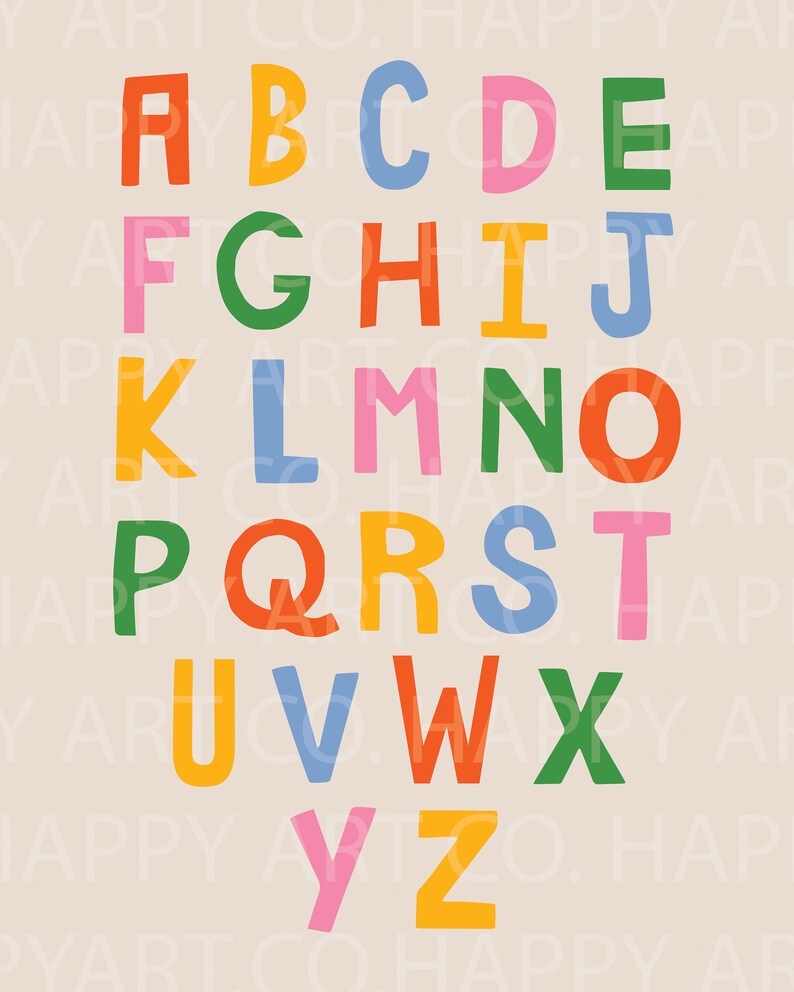Alphabet Print-Art-Little Fish Co.