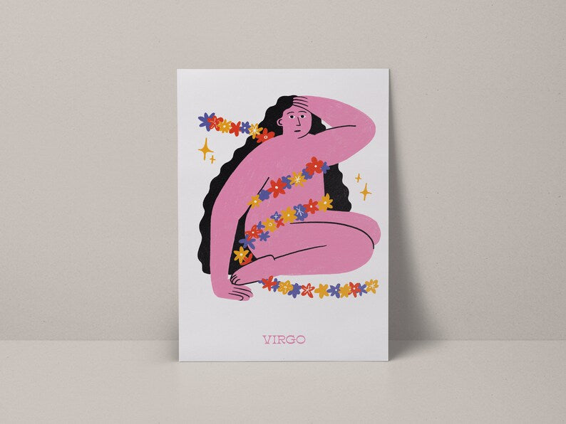 Virgo A3 Print-Little Fish Co.