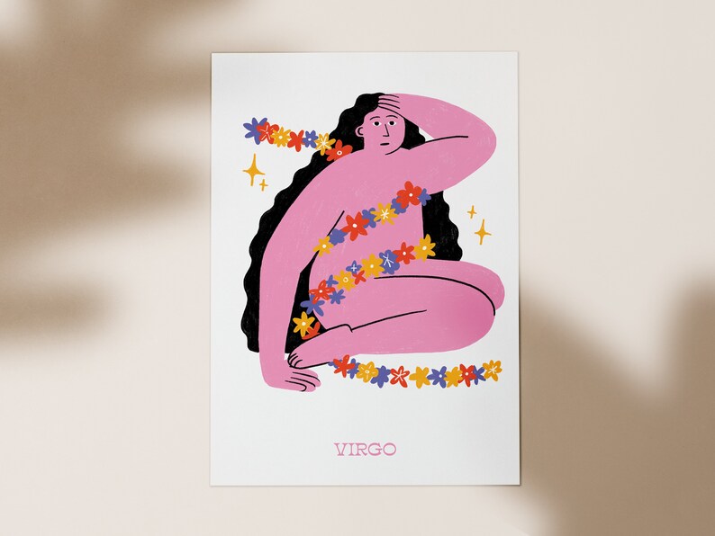 Virgo A3 Print-Little Fish Co.