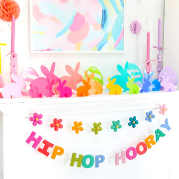 Hip Hop Horray Felt Garland-Fun-Little Fish Co.