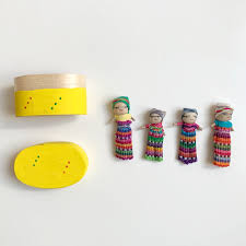 Four Large Worry Dolls in Box-TOYS + FUN-Little Fish Co.