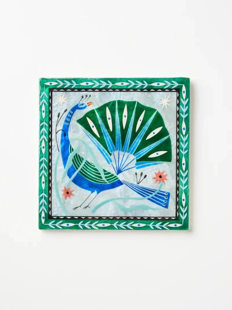 Fable Peacock Blue Square-Little Fish Co.