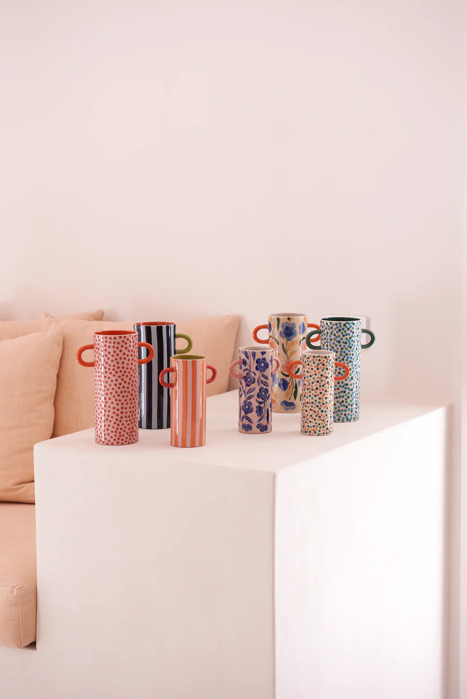 Griffe Warm Stripe Bud Vase-Little Fish Co.