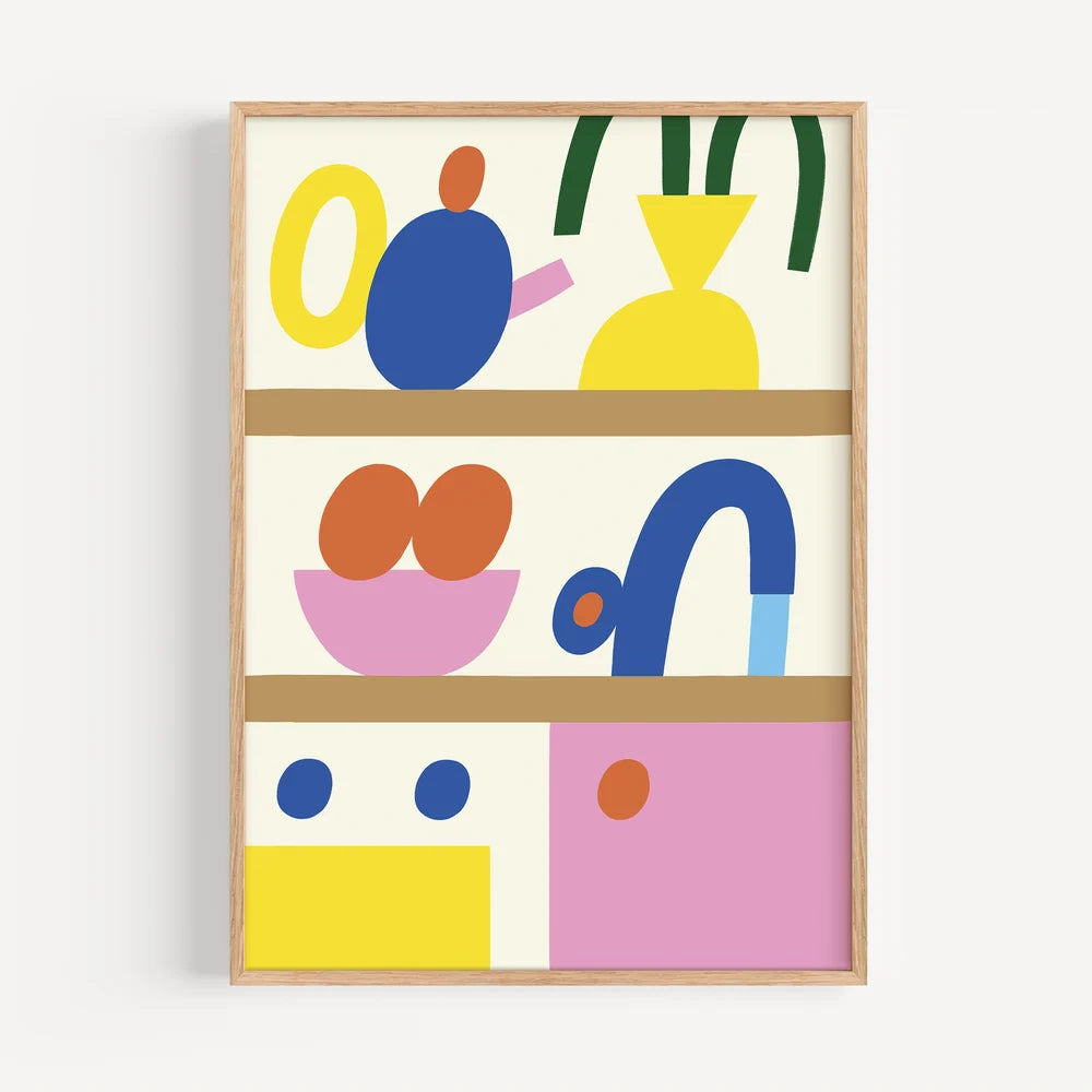 Kitchen Stage print-Art-Little Fish Co.