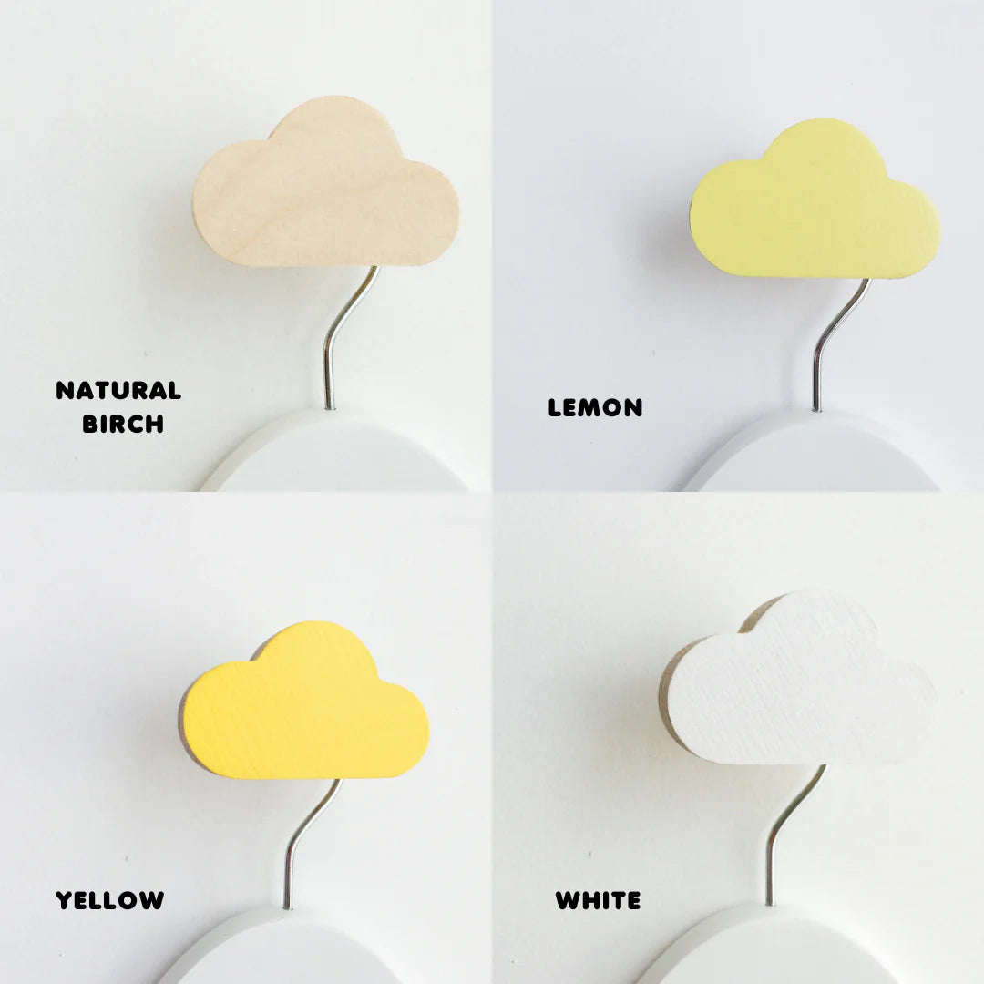 Knobbly Wall Hook -  White Cloud