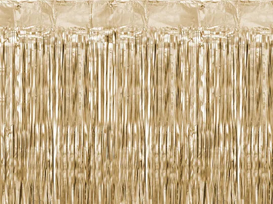 Party Curtain - Gold 90 x 250cm-Fun-Little Fish Co.