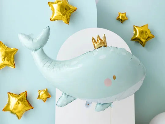 Foil Whale Balloon-Little Fish Co.