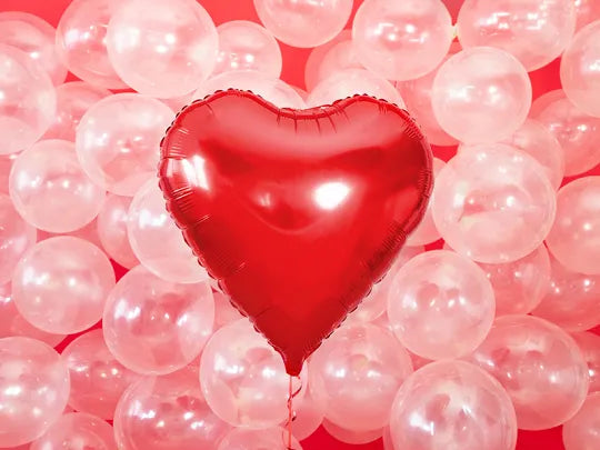 Foil Balloon heart in Red 61cm-Little Fish Co.