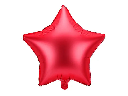 Foil Red Star Balloon - 48cm-Little Fish Co.