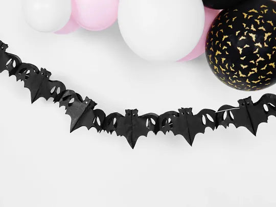 Tissue Paper Bat garland ( 4m)-Little Fish Co.