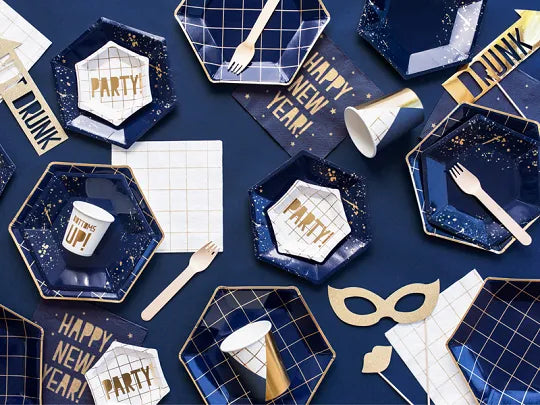 Photo props Let's Celebrate - Gold-Little Fish Co.