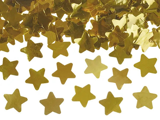 Confetti Cannon Gold stars 40cm-Little Fish Co.