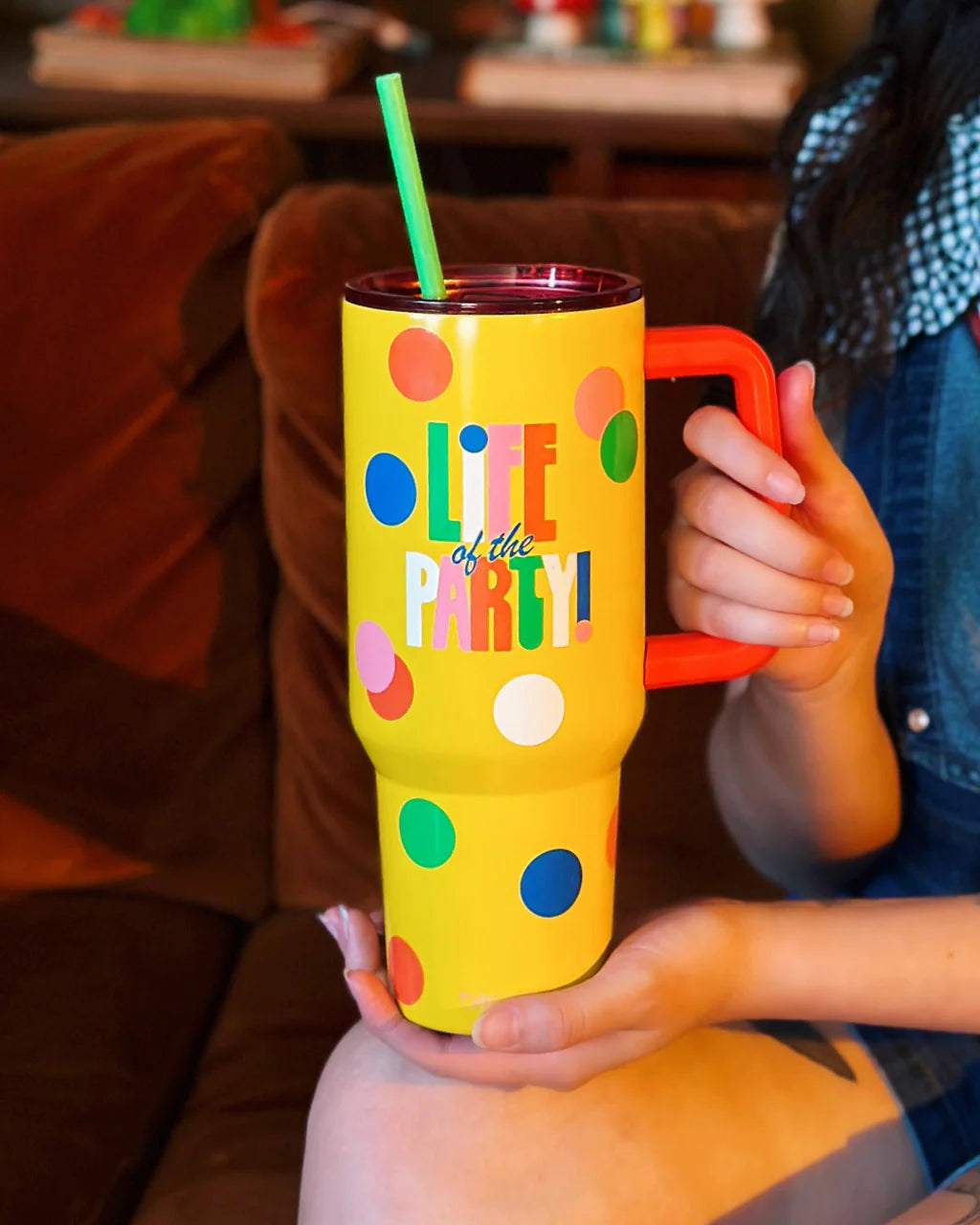 Mega Stainless steel Tumbler - Life of the party-Little Fish Co.