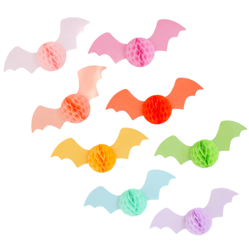 Honeycomb Rainbow bats-Top 30 Halloween-Little Fish Co.