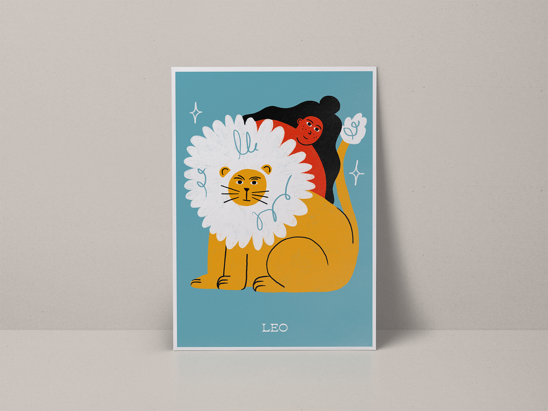 Leo A3 Print-Little Fish Co.