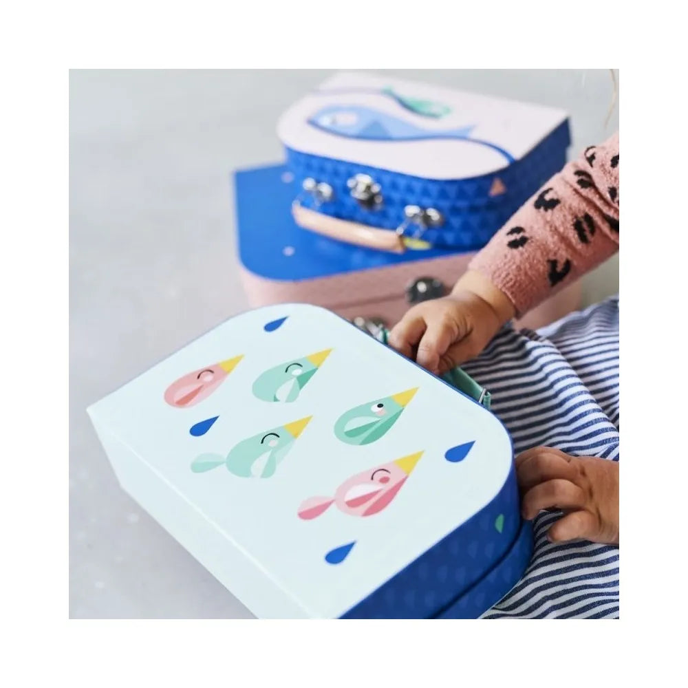 Moon Drops suit case set of 3-Fashion-Little Fish Co.