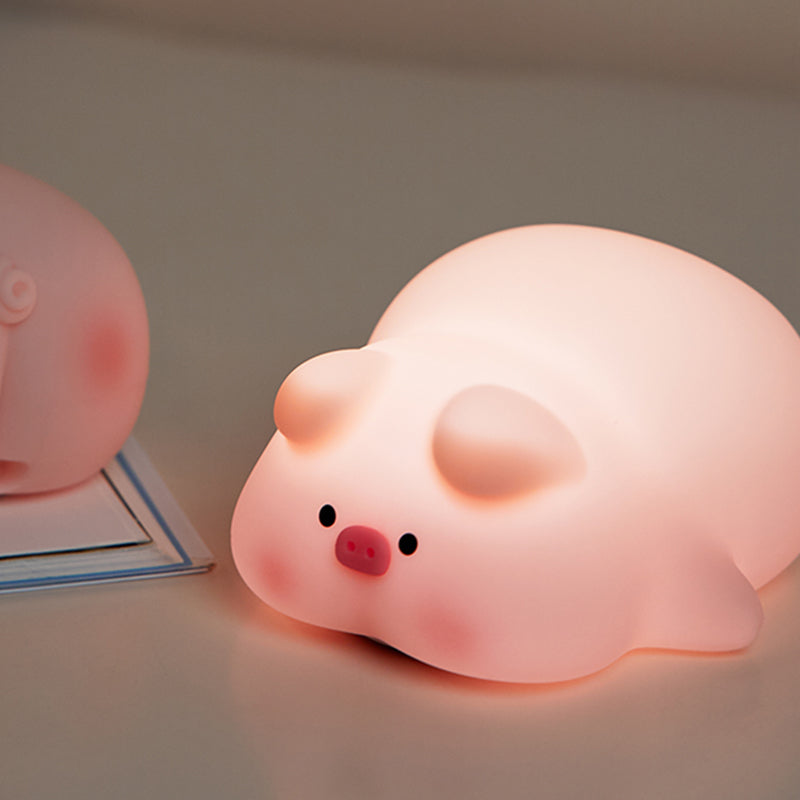 Relaxed Piggy Silicon night light-Top 30 Decor-Little Fish Co.