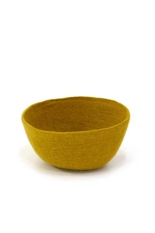 Muskhane Plain Felt Basket - Medium-Fun-Little Fish Co.