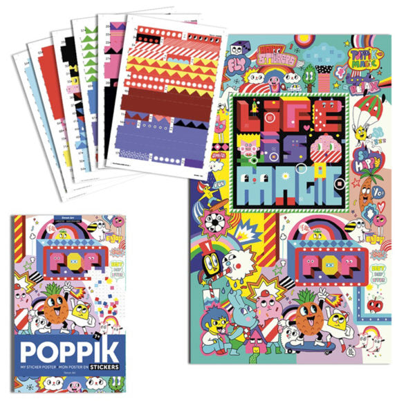 Poppik creative stickers POP-Little Fish Co.