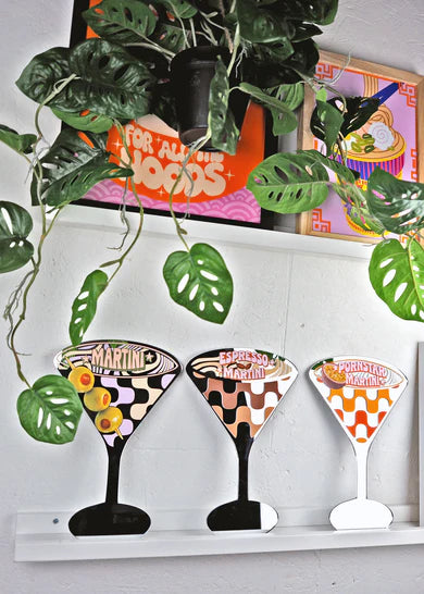 Martini Cocktail Mirror-Top 30 Decor-Little Fish Co.