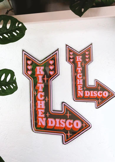 Retro Kitchen Disco Mirror - small-New Arrivals 2025-Little Fish Co.