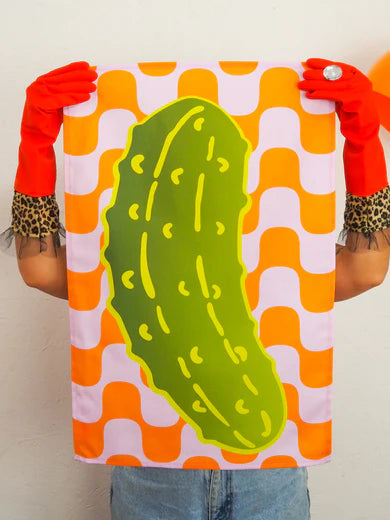 Gerkin Tea Towel-Top 30 Decor-Little Fish Co.