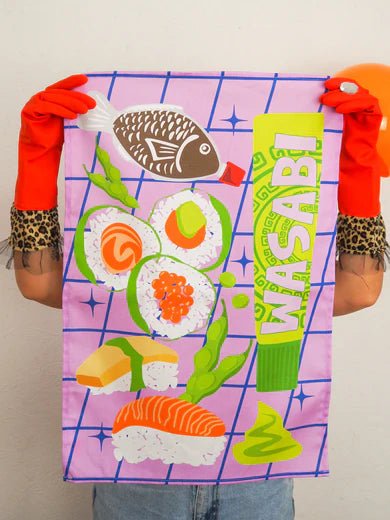Sushi tea towel-Top 30 Decor-Little Fish Co.