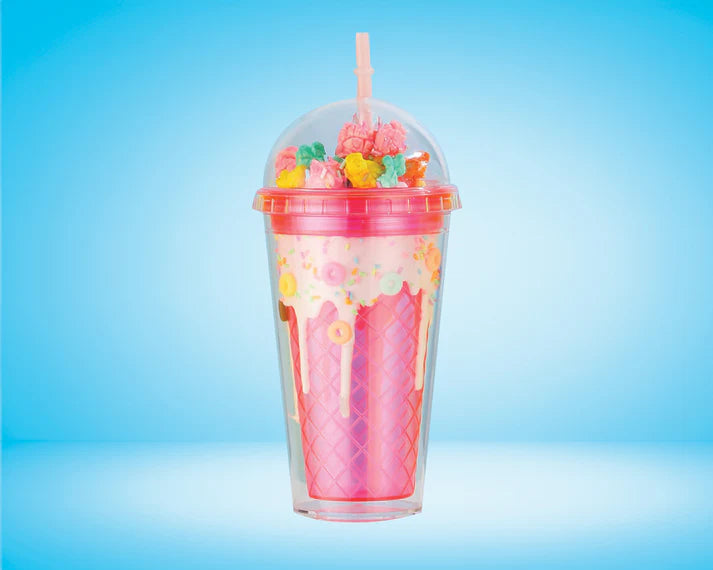 Rainbow Popcorn tumbler pink-Little Fish Co.