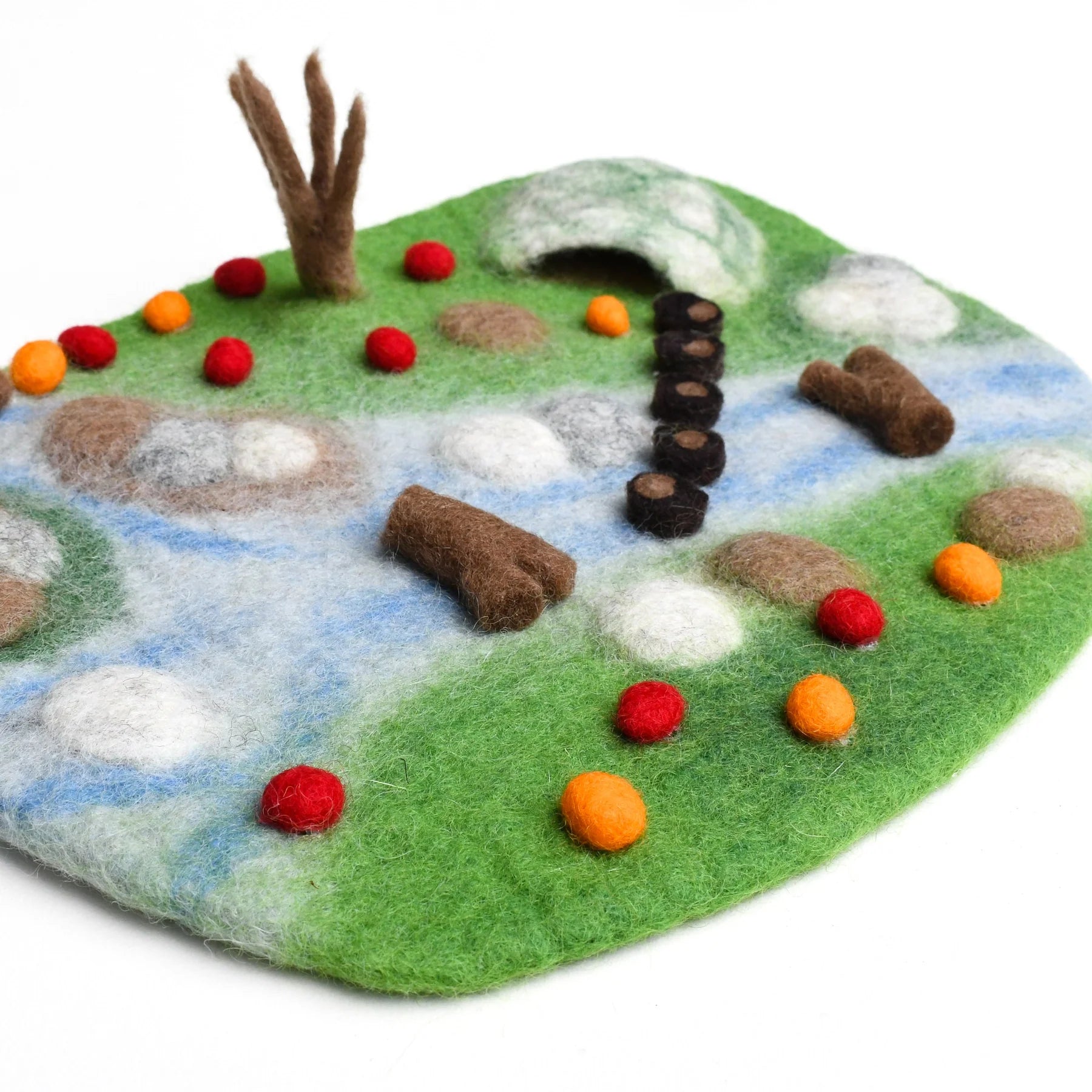 Felt Playmat - Woodland River-Fun-Little Fish Co.