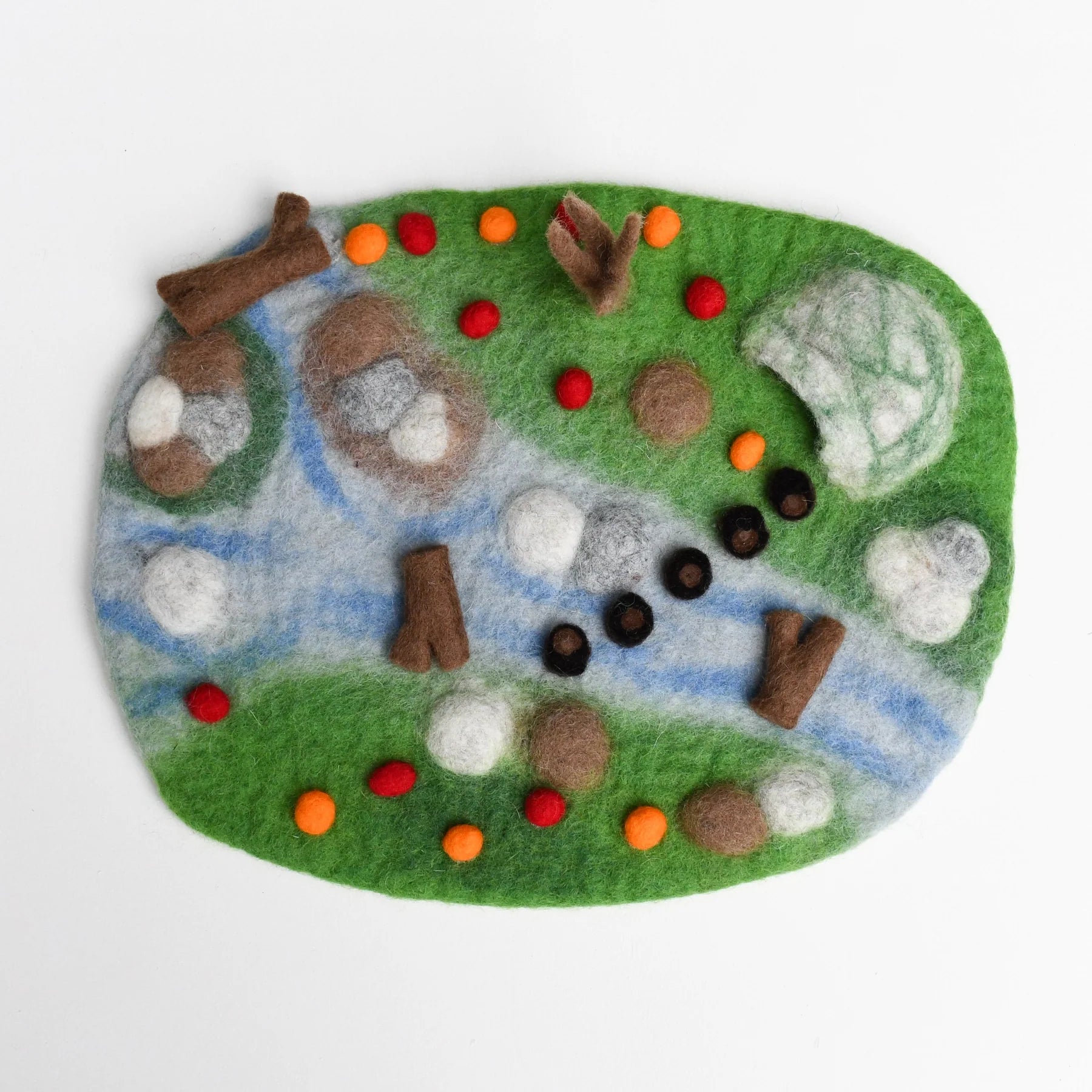 Felt Playmat - Woodland River-Fun-Little Fish Co.