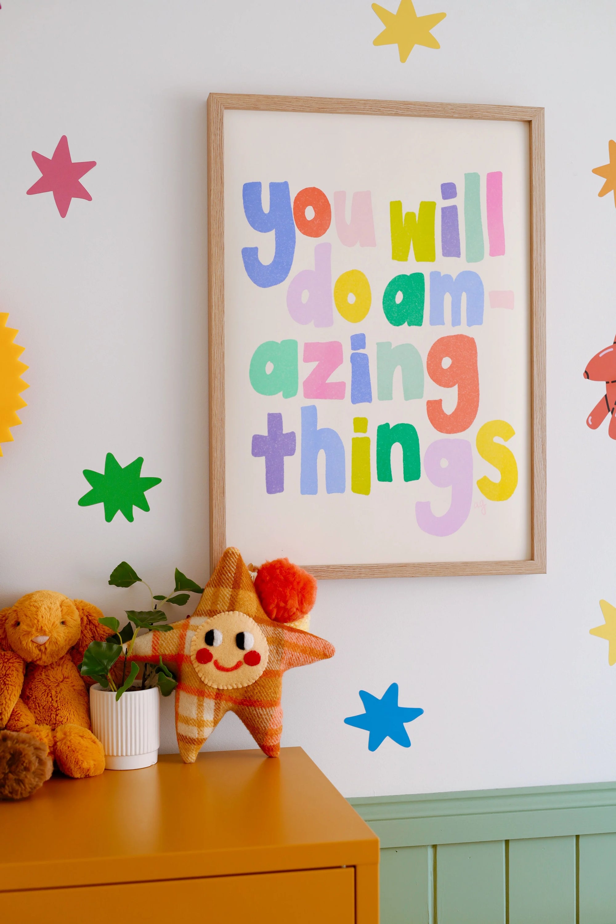 Amazing Things A3 Art Poster-Art-Little Fish Co.
